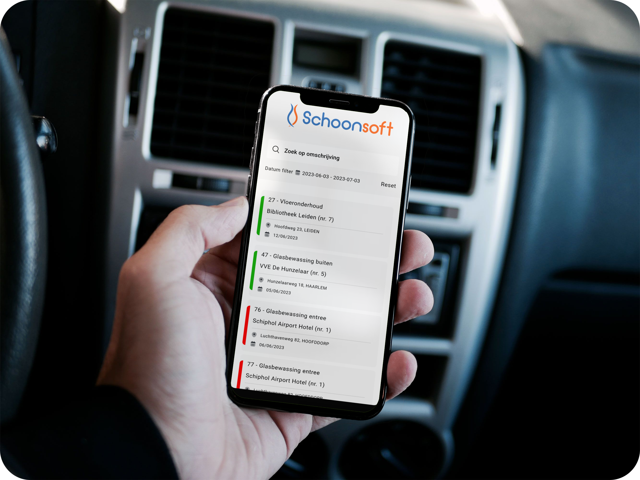Weekweergave Schoonsoft